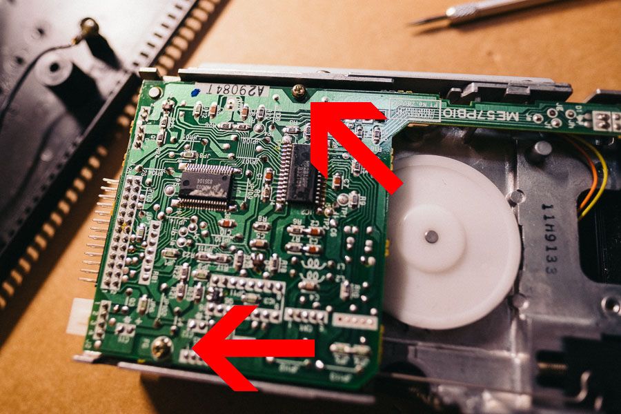CPC 6128 : réparation du lecteur de disquette